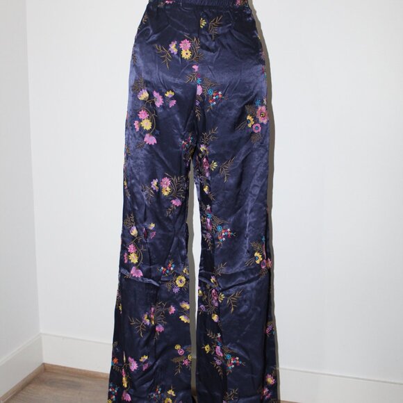 NWT Johnny Was Biya JWLA Misty Easy Pant Embroidery Wide Leg Drawstring … - Picture 8 of 9